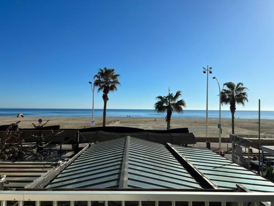 Le Carrousel - Apt Vue Mer - Plage A 10 M - Clim - Wifi Canet-en-Roussillon Exterior photo